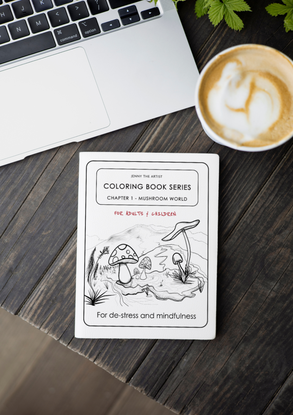 Coloring Book Series - Mushroom World
