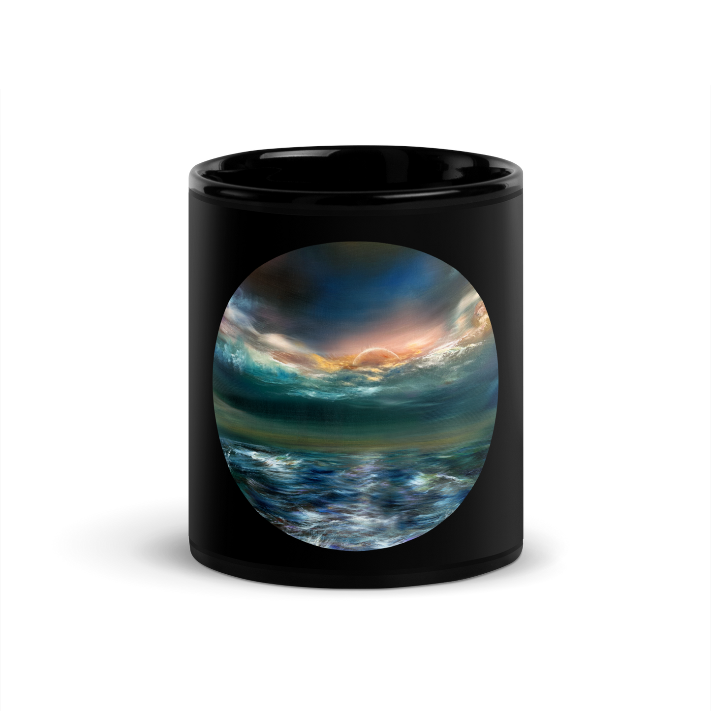 The RAGE Black Glossy Mug