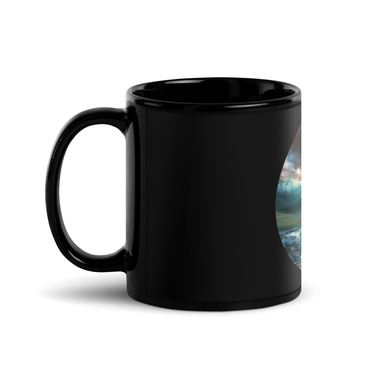 The RAGE Black Glossy Mug