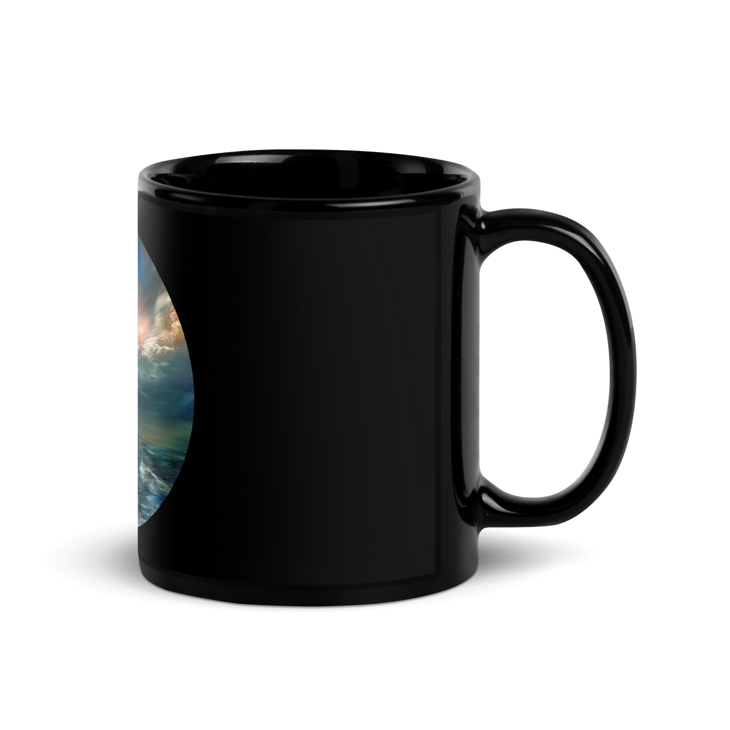 The RAGE Black Glossy Mug