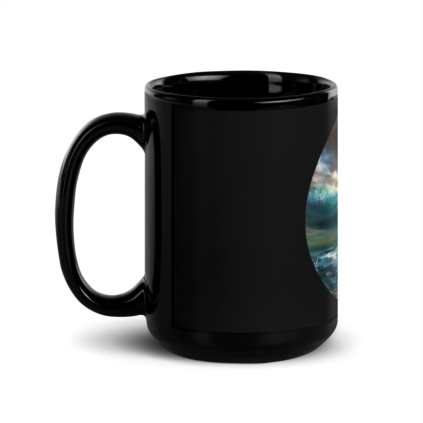 The RAGE Black Glossy Mug