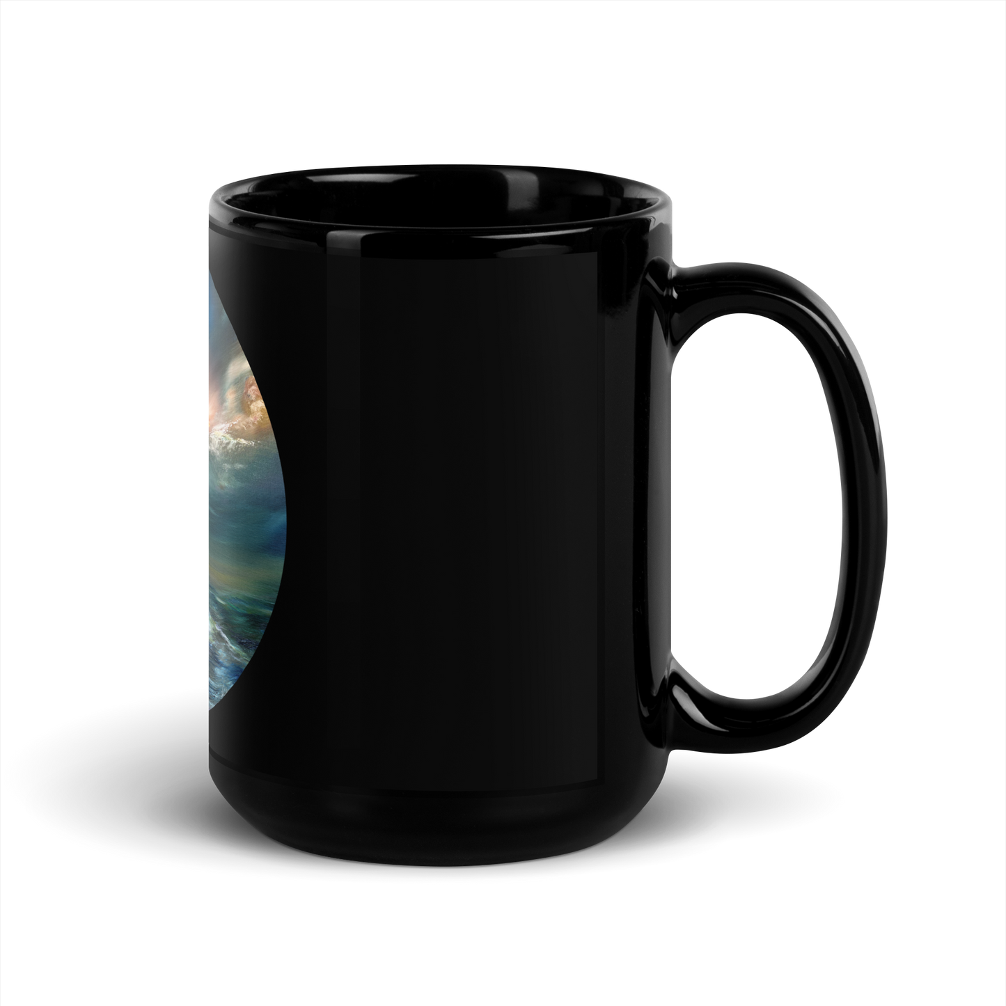 The RAGE Black Glossy Mug